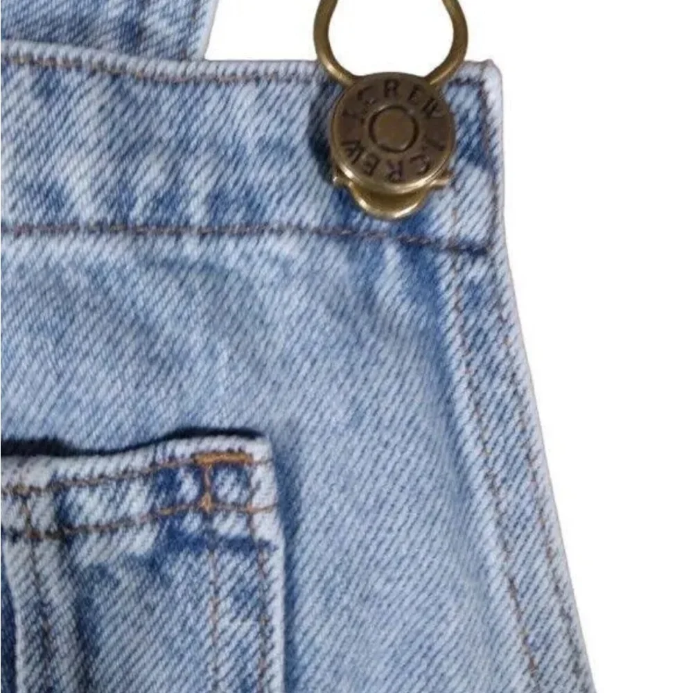 Crewcuts Denim Shorts Overalls 100% Cotton Girls Size 4
